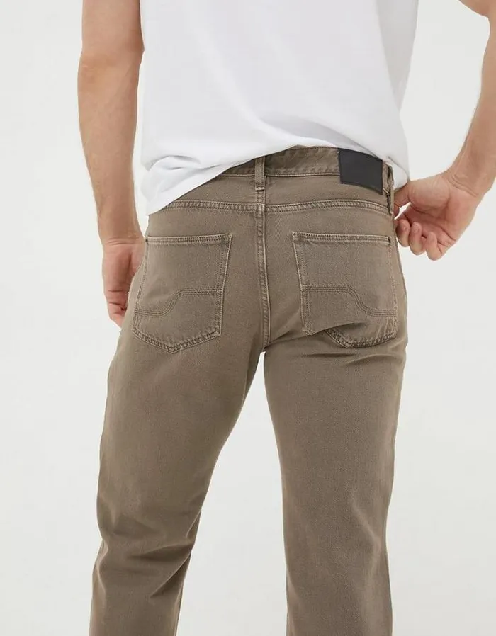 Men FatFace Jeans Straight Fit Barton Jeans Light Brown