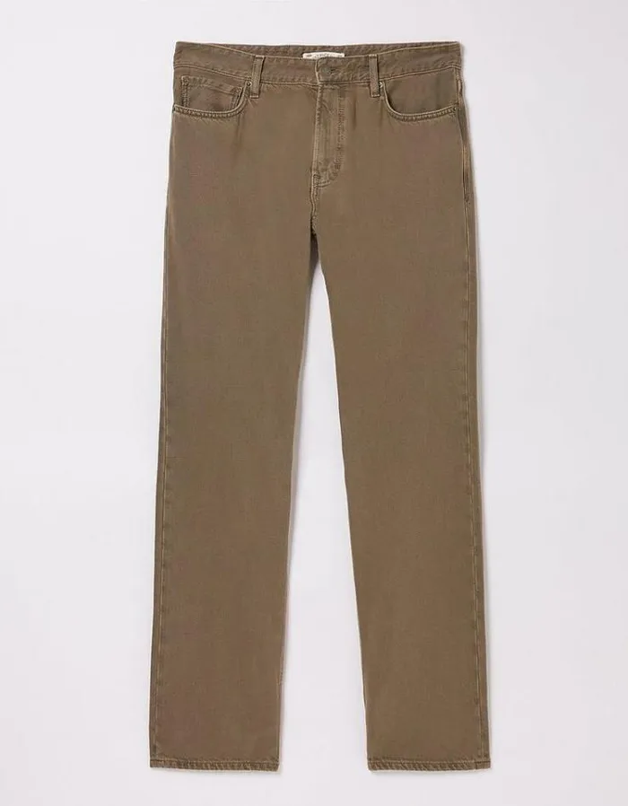 Men FatFace Jeans Straight Fit Barton Jeans Light Brown