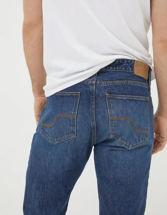 Men FatFace Jeans Straight Fit Jeans Indigo Blue