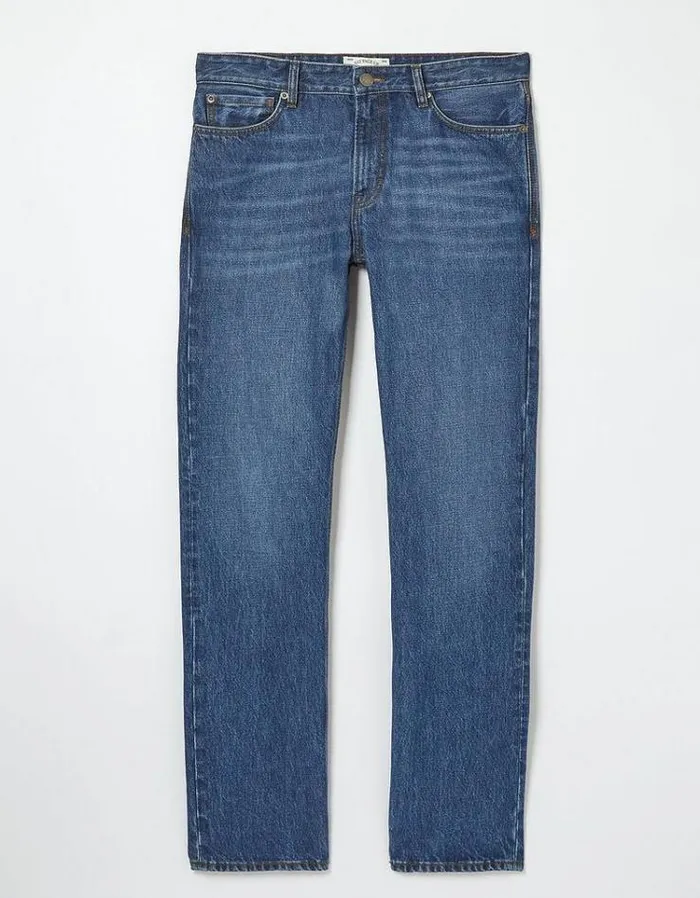 Men FatFace Jeans Straight Fit Jeans Stone Wash