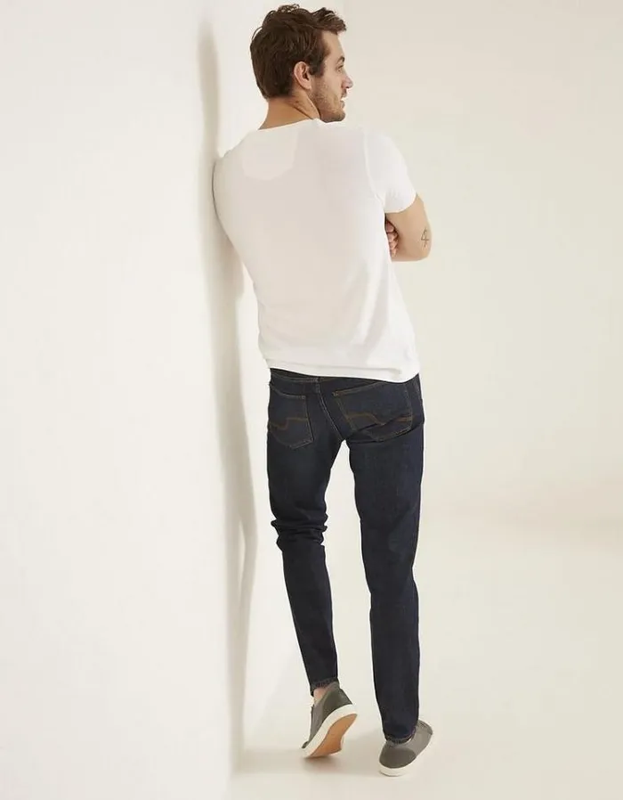 Men FatFace Men039s Sale Lean Slim Dark Vintage Wash Jeans Denim