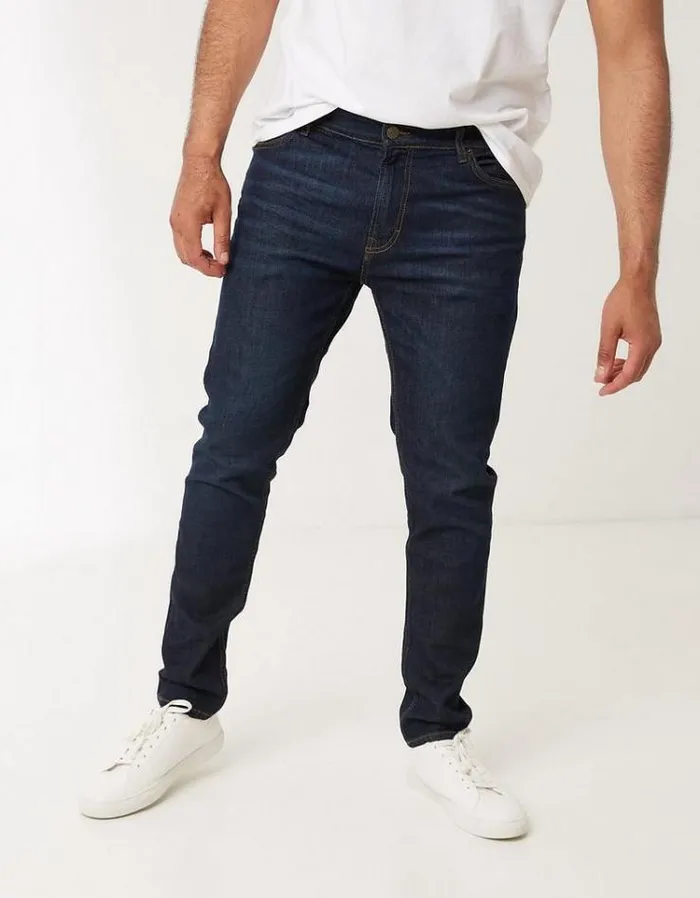 Men FatFace Men039s Sale Lean Slim Dark Vintage Wash Jeans Denim