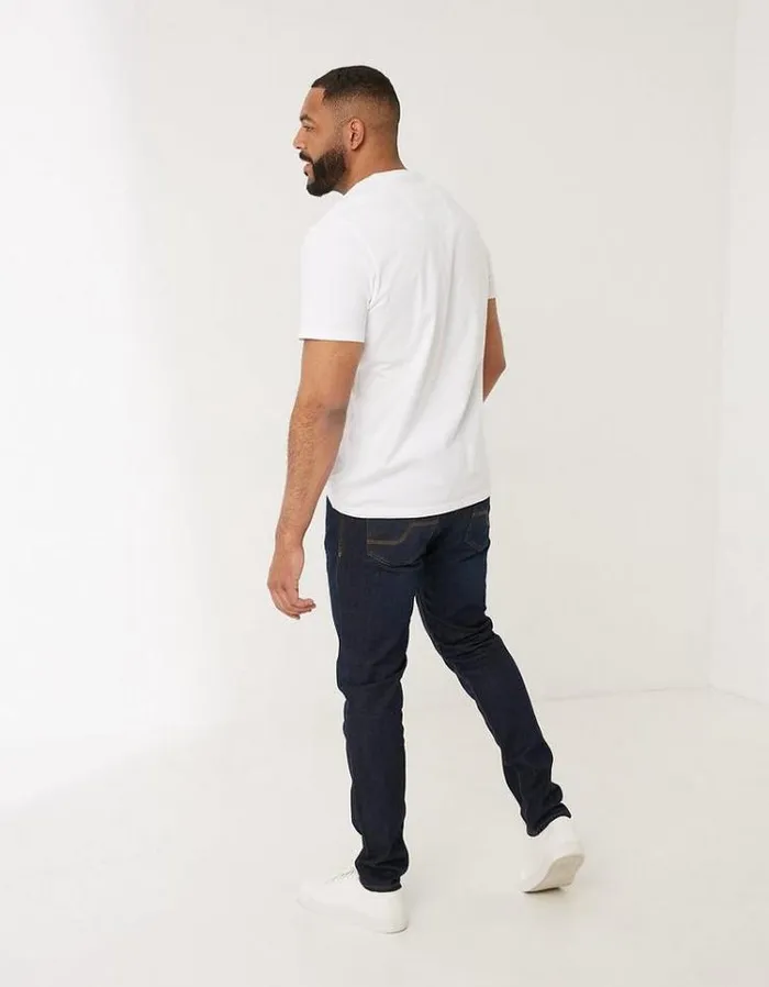 Men FatFace Men039s Sale Lean Slim Dark Vintage Wash Jeans Denim
