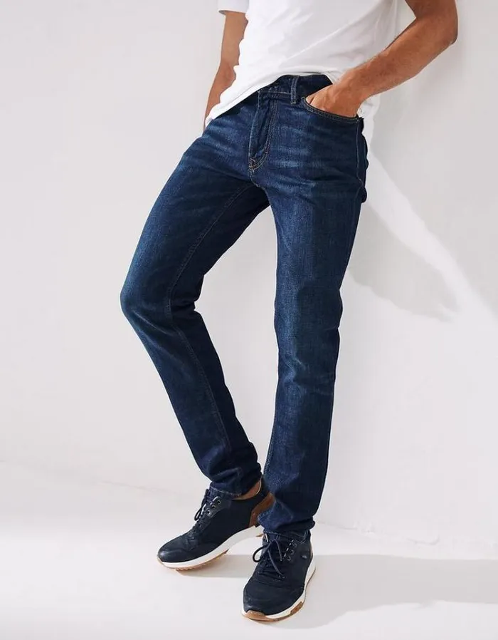 Men FatFace Men039s Sale Lean Slim Dark Vintage Wash Jeans Denim