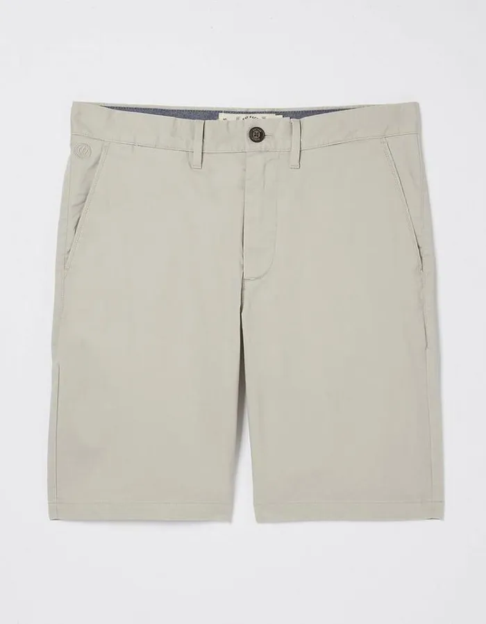 Men FatFace Shorts Mawes Chino Shorts Light Grey