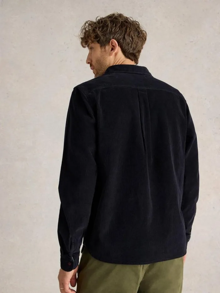 Men Griffin Cord Shirt Dark Navy White Stuff Shirts Men Griffin Cord Shirt Dark Navy White Stuff Shirts