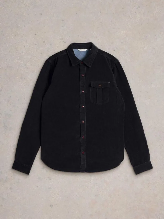 Men Griffin Cord Shirt Dark Navy White Stuff Shirts Men Griffin Cord Shirt Dark Navy White Stuff Shirts
