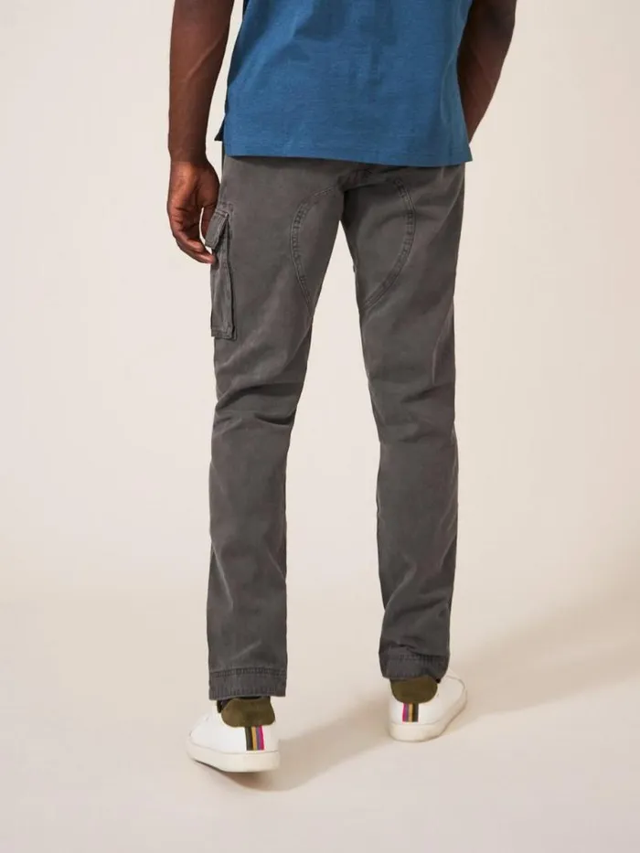 Men Kegworth Organic Cargo Trouser Pure Black White Stuff Trousers Men Kegworth Organic Cargo Trouser Pure Black White Stuff Trousers