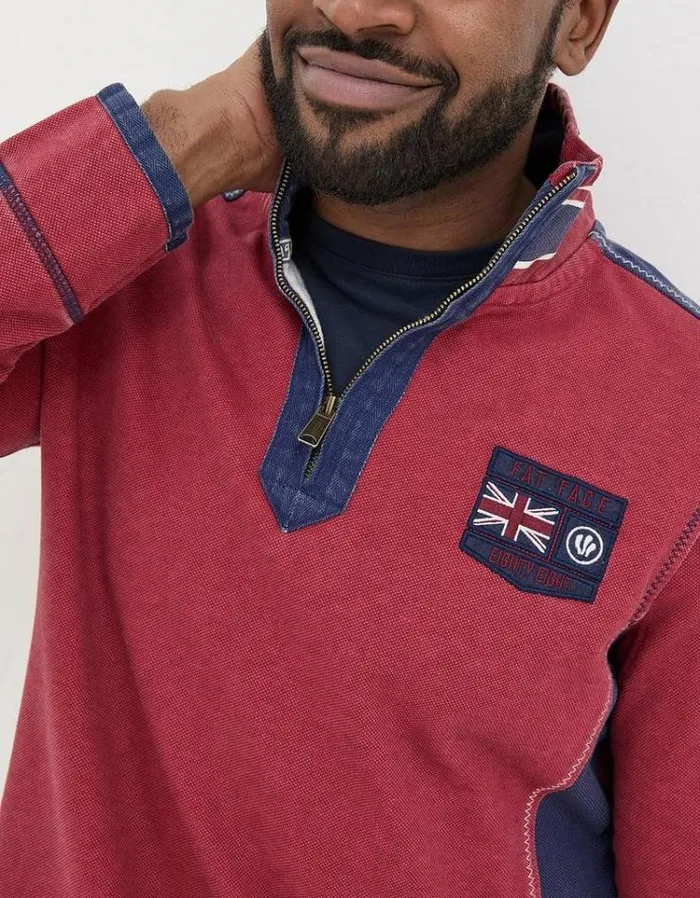 MenKids FatFace Airlie Sweatshirt Airlie UK Sweatshirt Red