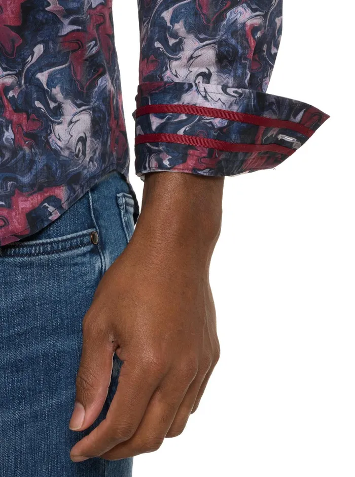 Men Long Sleeve Button Down Shirts Robert Graham CASELLA LONG SLEEVE BUTTON DOWN SHIRT Multi