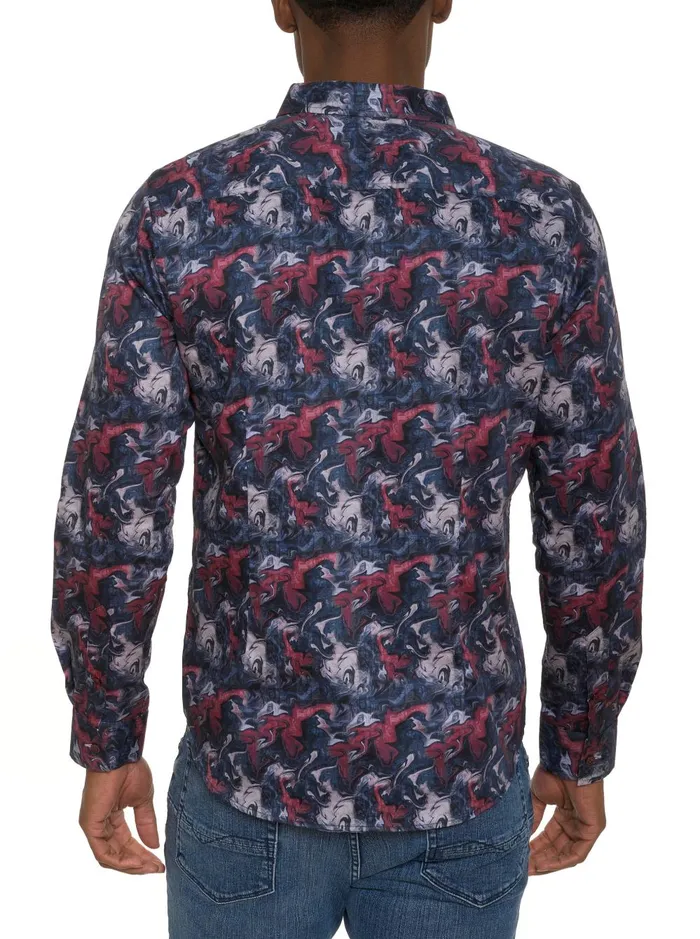 Men Long Sleeve Button Down Shirts Robert Graham CASELLA LONG SLEEVE BUTTON DOWN SHIRT Multi