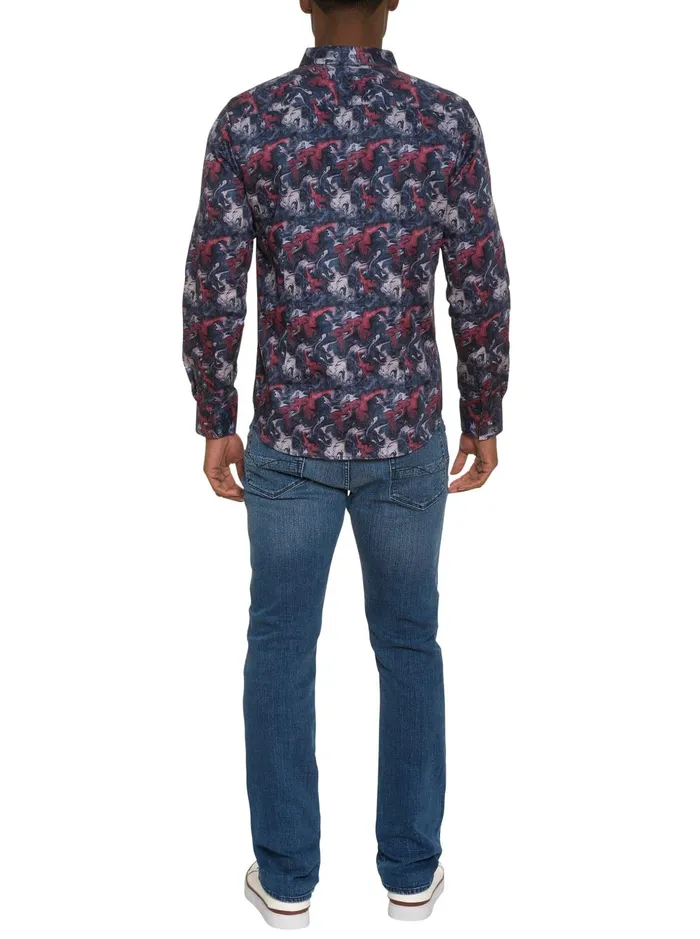 Men Long Sleeve Button Down Shirts Robert Graham CASELLA LONG SLEEVE BUTTON DOWN SHIRT Multi