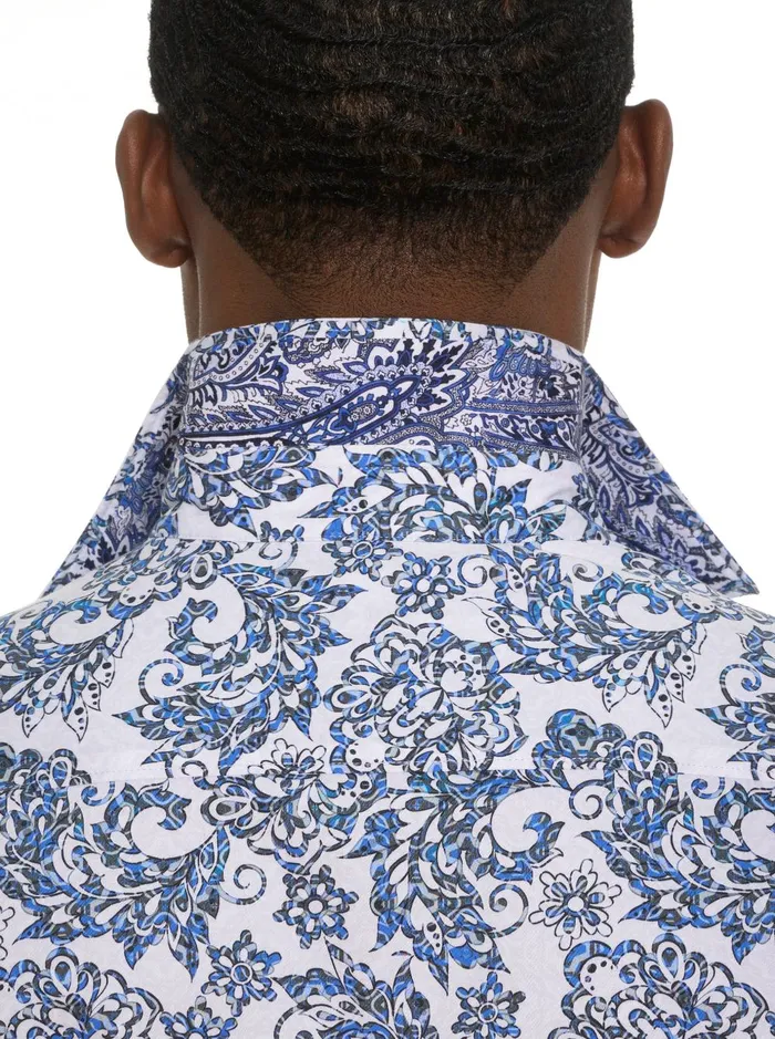 Men Long Sleeve Button Down Shirts Robert Graham DIVAN LONG SLEEVE BUTTON DOWN SHIRT BIG Big