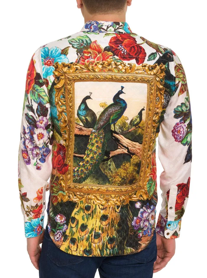 Men Long Sleeve Button Down Shirts Robert Graham LIMITED EDITION FRAMEWORTHY LONG SLEEVE BUTTON DOWN SHIRT Multi