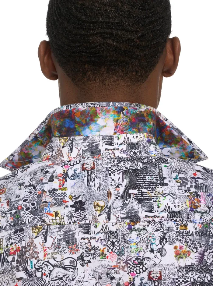 Men Long Sleeve Button Down Shirts Robert Graham MEDIEVAL TIMES LONG SLEEVE BUTTON DOWN SHIRT Multi