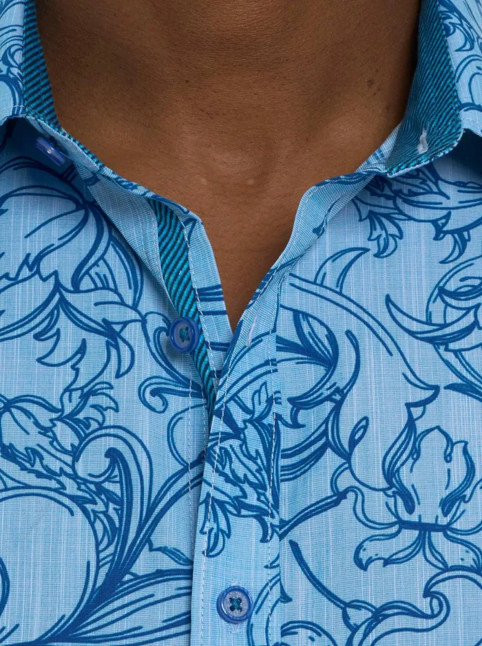 Men Long Sleeve Button Down Shirts Robert Graham ROYALTON LONG SLEEVE BUTTON DOWN SHIRT Classic
