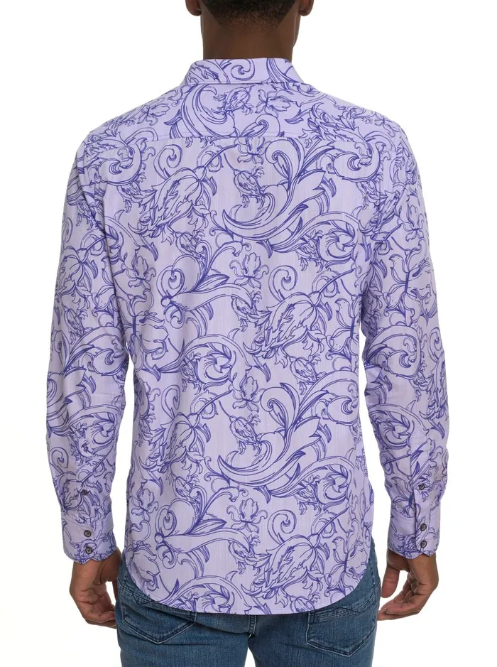 Men Long Sleeve Button Down Shirts Robert Graham ROYALTON LONG SLEEVE BUTTON DOWN SHIRT Classic