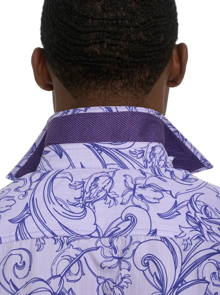 Men Long Sleeve Button Down Shirts Robert Graham ROYALTON LONG SLEEVE BUTTON DOWN SHIRT Classic
