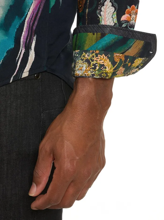 Men Long Sleeve Button Down Shirts Robert Graham SAVOY LONG SLEEVE BUTTON DOWN SHIRT Multi