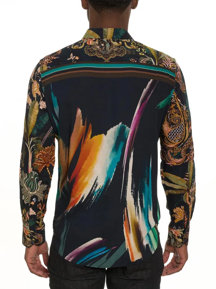 Men Long Sleeve Button Down Shirts Robert Graham SAVOY LONG SLEEVE BUTTON DOWN SHIRT Multi
