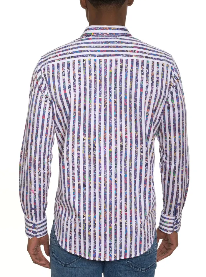 Men Long Sleeve Button Down Shirts Robert Graham TONALE LONG SLEEVE BUTTON DOWN SHIRT Multi
