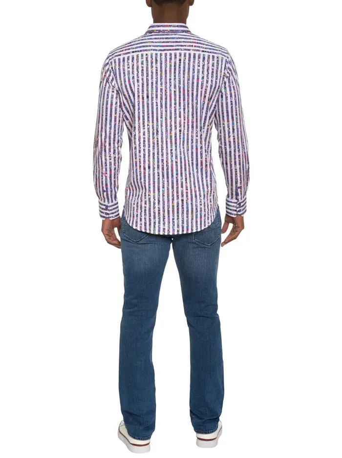 Men Long Sleeve Button Down Shirts Robert Graham TONALE LONG SLEEVE BUTTON DOWN SHIRT Multi