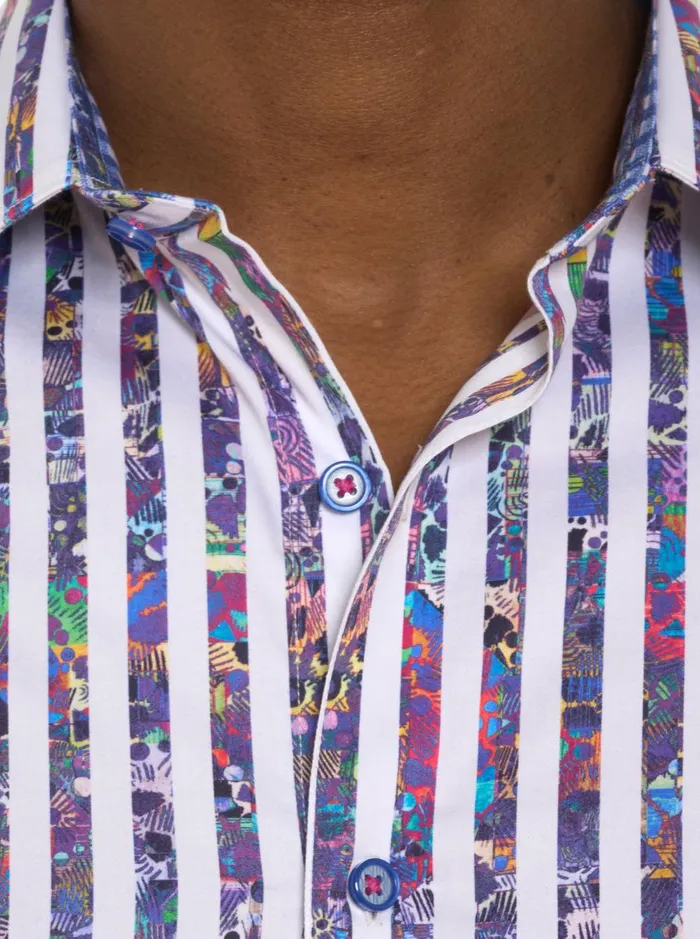 Men Long Sleeve Button Down Shirts Robert Graham TONALE LONG SLEEVE BUTTON DOWN SHIRT Multi