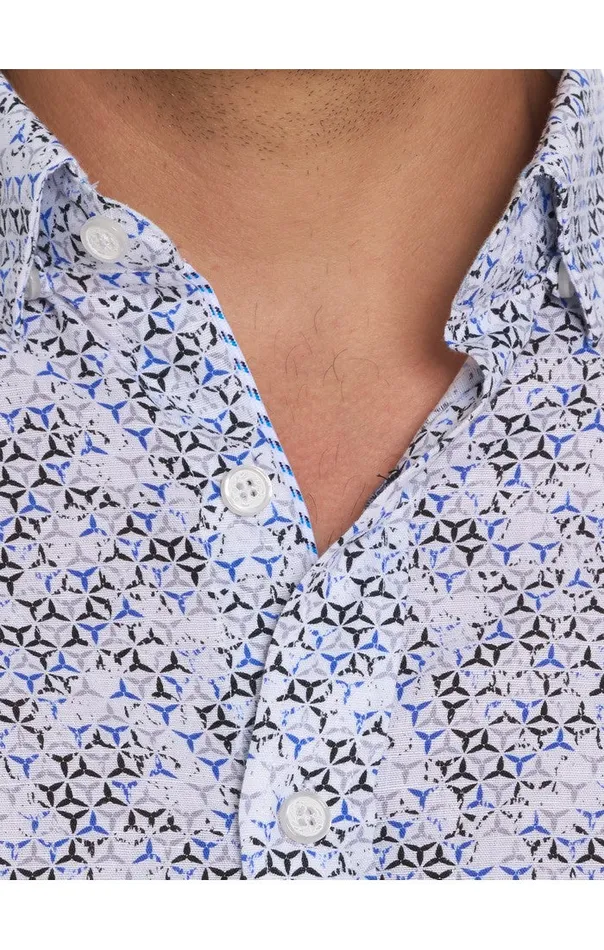 Men Long Sleeve Button Down Shirts Robert Graham WYNDHAM LONG SLEEVE BUTTON DOWN SHIRT Blue