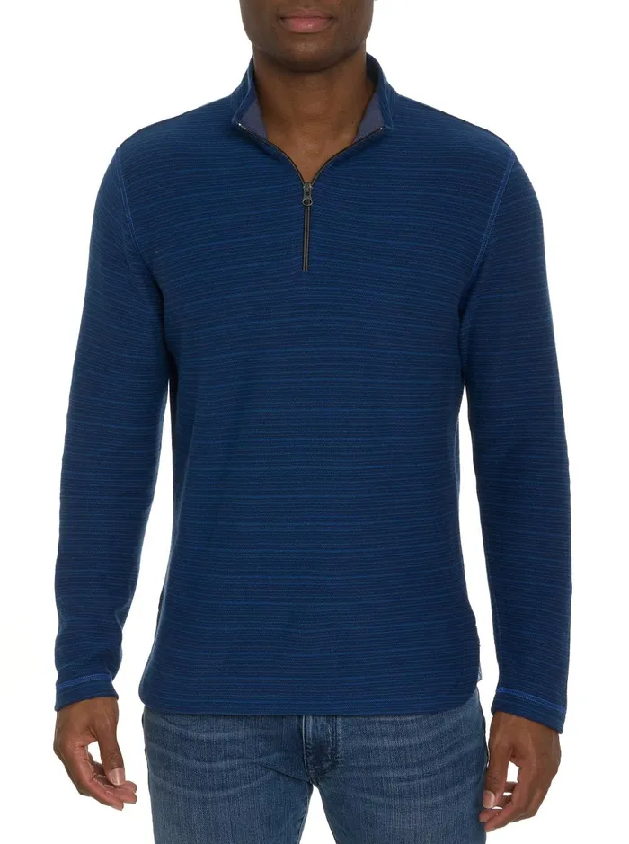 Men Long Sleeve Knits Robert Graham DESMOND LONG SLEEVE KNIT Navy