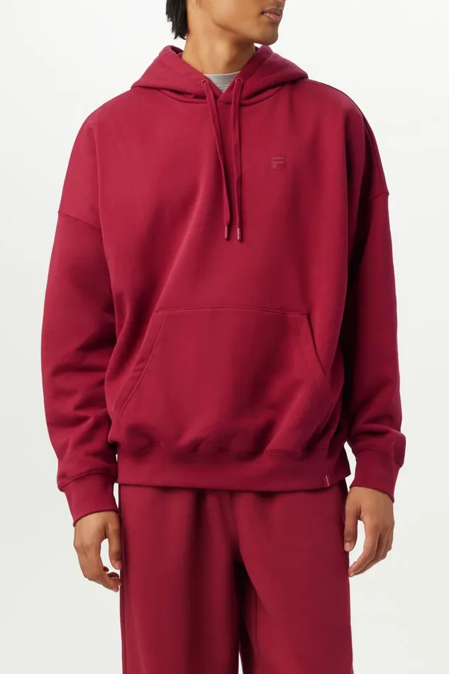 Men Matching Sets Fila Apex Oversized Hoodie 600 Tibetan Red