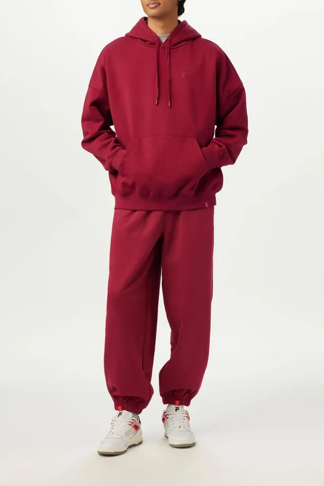 Men Matching Sets Fila Apex Oversized Hoodie 600 Tibetan Red