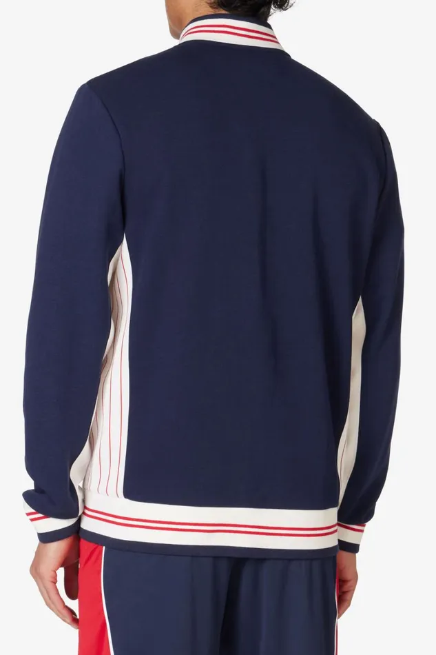 Men Matching Sets Fila Settanta Jacket 488 Fila Navy Gardenia Fila Red
