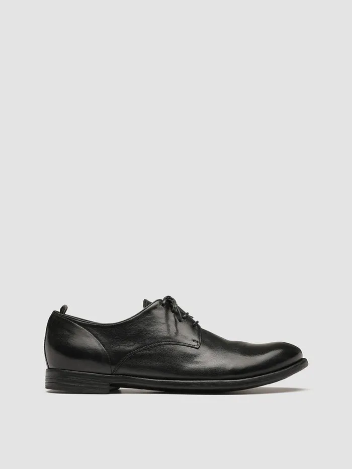 Men Officine Creative Footwear ARC 515 Black Leather Derby Shoes