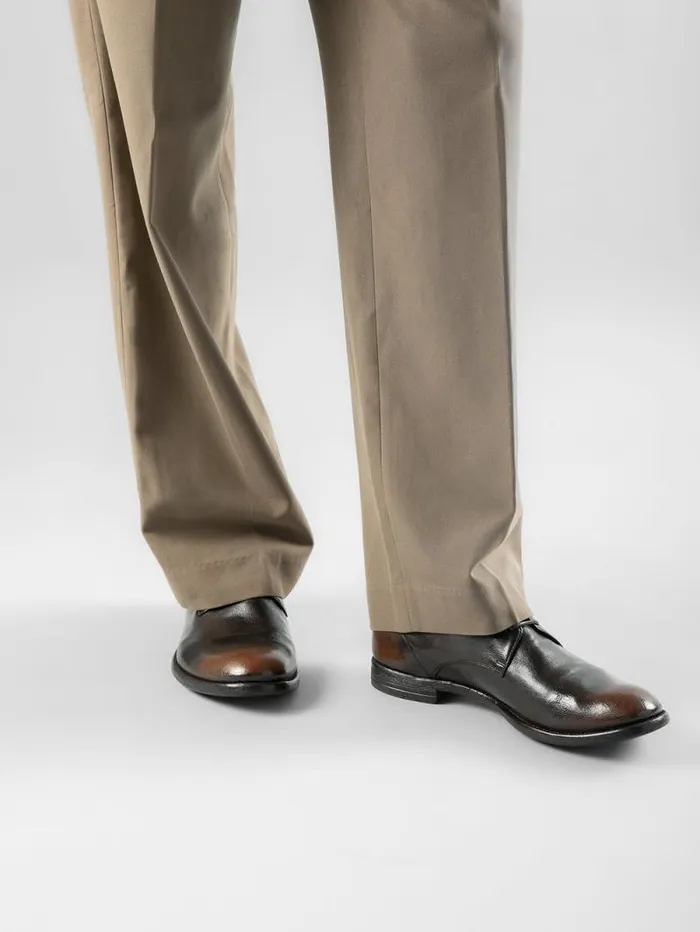 Men Officine Creative Footwear ARC 515 Black Leather Derby Shoes Men Officine Creative Footwear ARC 515 Black Leather Derby Shoes