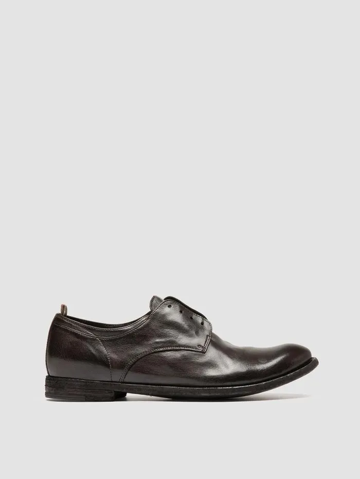 Men Officine Creative Footwear ARCHIVE 500 Brown Leather Derby Shoes