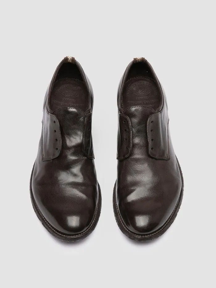 Men Officine Creative Footwear ARCHIVE 500 Brown Leather Derby Shoes