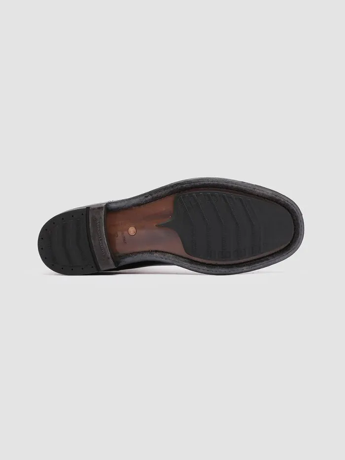 Men Officine Creative Footwear BALANCE 008 Black Leather Chelsea Boots