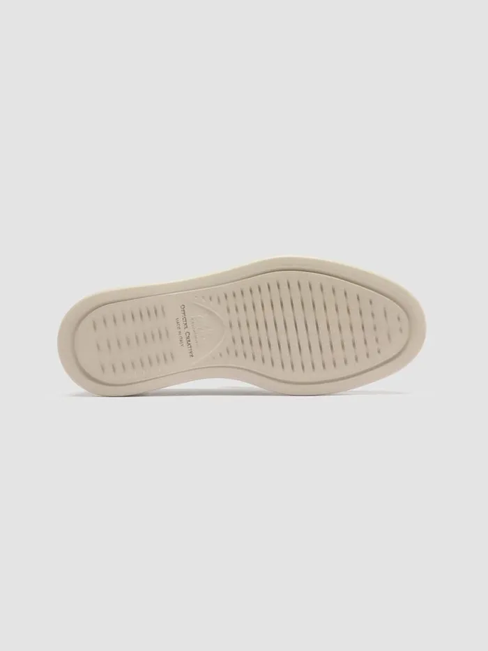 Men Officine Creative Footwear FRAME 001 Gray Suede Penny Loafers Men Officine Creative Footwear FRAME 001 Gray Suede Penny Loafers