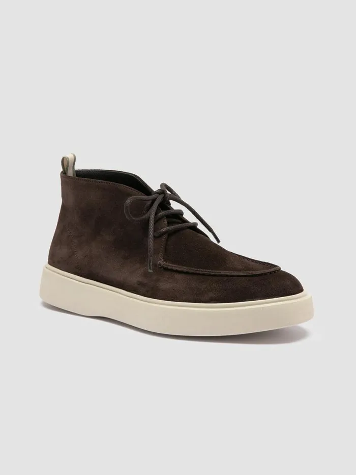 Men Officine Creative Footwear FRAME 002 Gray Suede Chukka Boots Men Officine Creative Footwear FRAME 002 Gray Suede Chukka Boots