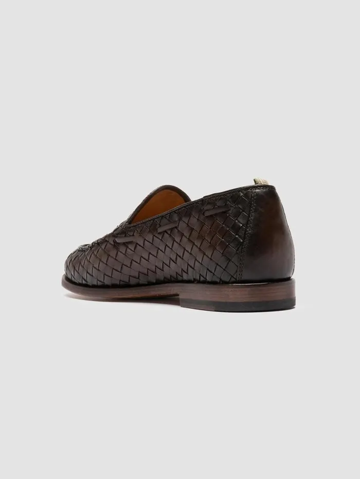 Men Officine Creative Footwear OPERA 004 Brown Leather Tassel Loafers Men Officine Creative Footwear OPERA 004 Brown Leather Tassel Loafers