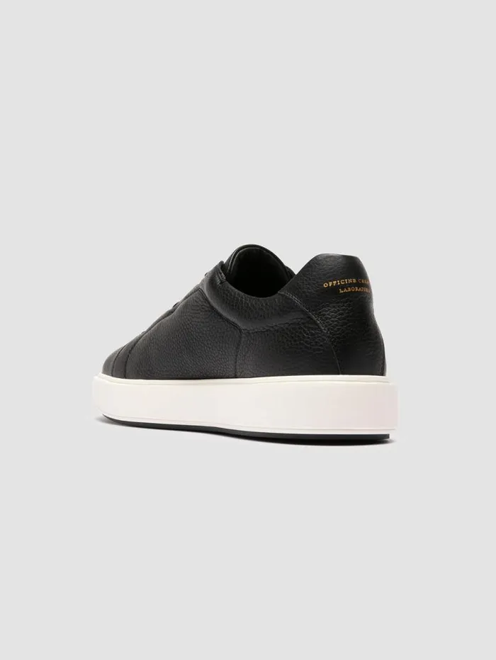 Men Officine Creative Footwear SLOUCH 001 Black Leather Low Top Sneakers Men Officine Creative Footwear SLOUCH 001 Black Leather Low Top Sneakers