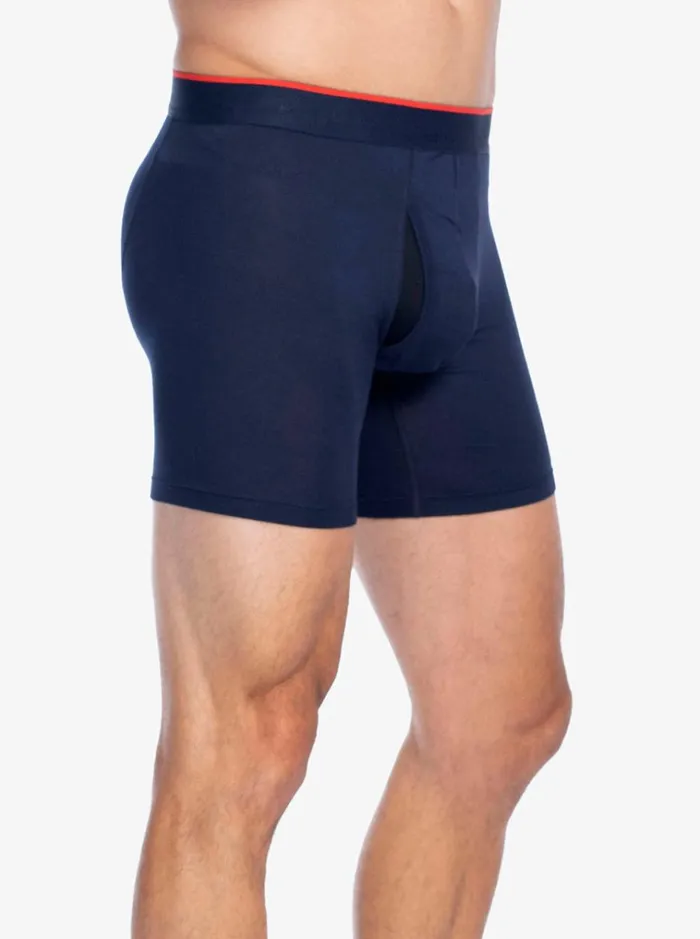 Men Pajamas and Underwear Robert Graham 3PK BOXER BRIEFS Navy
