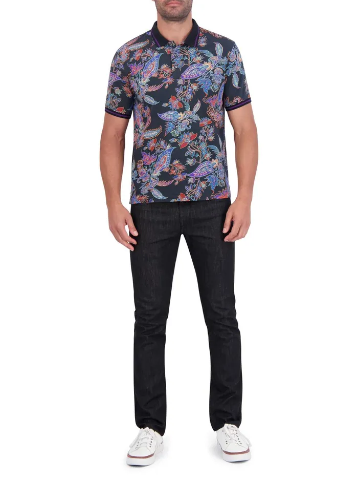 Men Polos and TShirts Robert Graham ASCONA KNIT POLO Multi