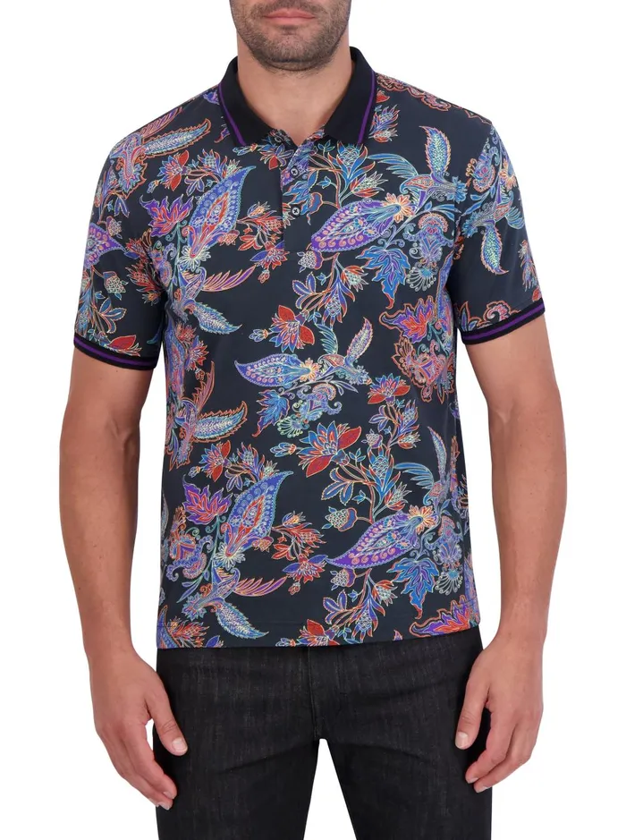 Men Polos and TShirts Robert Graham ASCONA KNIT POLO Multi