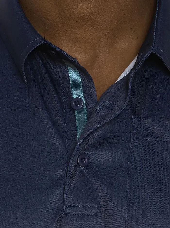 Men Polos and TShirts Robert Graham BLADE IRON PERFORMANCE POLO Navy