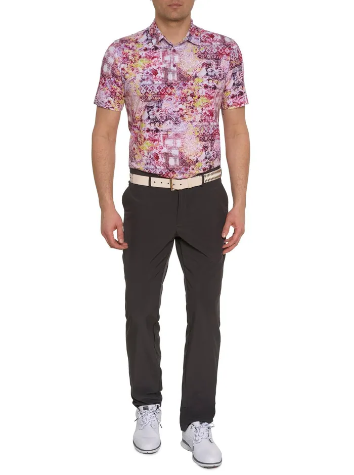 Men Polos and TShirts Robert Graham GENEVA KNIT POLO Blue