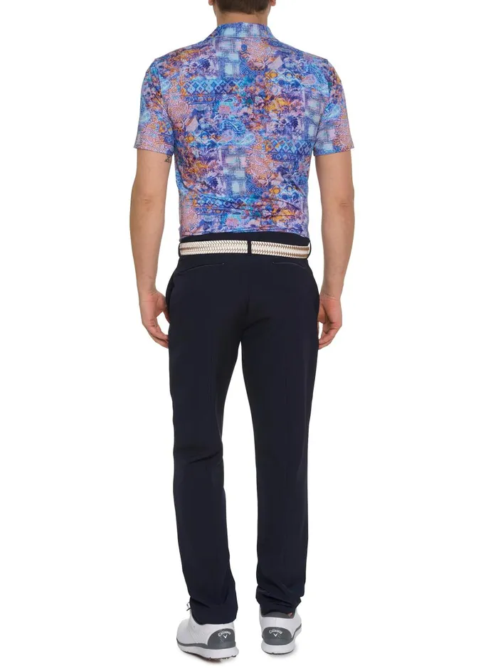 Men Polos and TShirts Robert Graham GENEVA KNIT POLO Blue