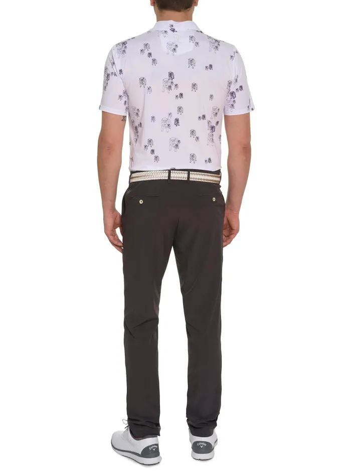 Men Polos and TShirts Robert Graham GRAHAM PERFORMANCE POLO Black