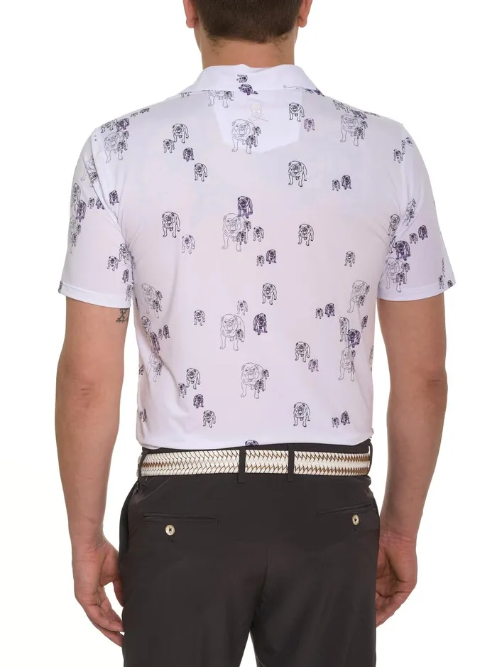 Men Polos and TShirts Robert Graham GRAHAM PERFORMANCE POLO Black