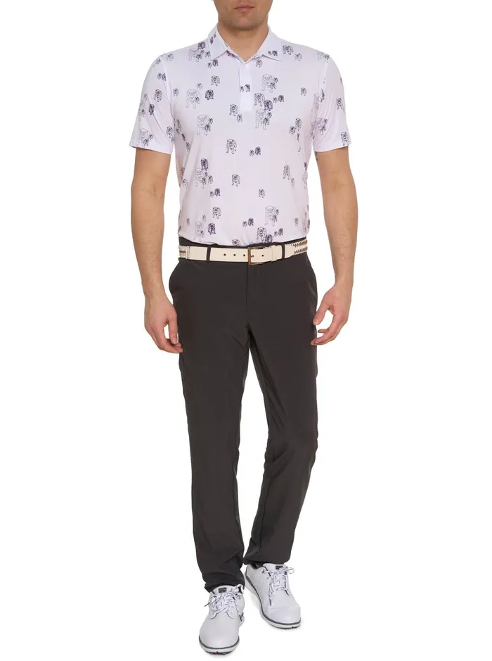 Men Polos and TShirts Robert Graham GRAHAM PERFORMANCE POLO Black